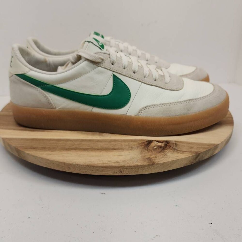 Nike Killshot 2 Leather Mens Size 11 White Green & Gray Suede